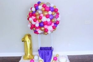 Útmutató, hogy készítsünk lufiból hőlégballon dekorációt