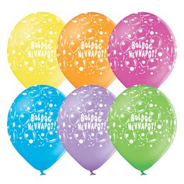 Boldog Névnapot Tropical lufi (28 cm, latex)