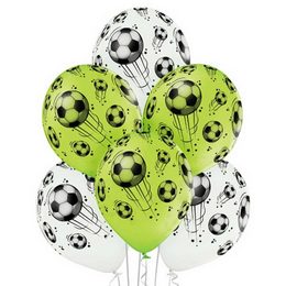 Focilabda Mintás lufi (28 cm, latex)