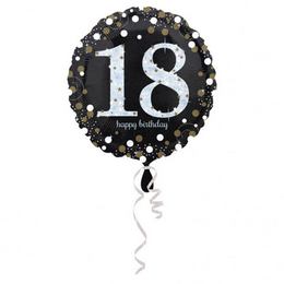 18-as Happy Birthday (46 cm, fólia)