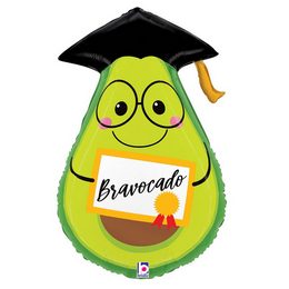 Grad Bravocado Ballagási Avokádó lufi (63 cm, fólia)