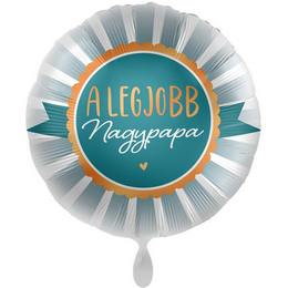 A Legjobb Nagypapa Feliratú Lufi (43 cm, fólia)