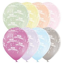 Boldog Születésnapot Macaron Assortment Léggömb (28 cm, latex)