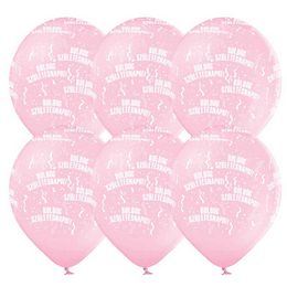 Boldog Születésnapot Pink Léggömb (28 cm, latex)