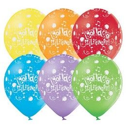 Boldog Születésnapot Assorted lufi (28 cm, latex)