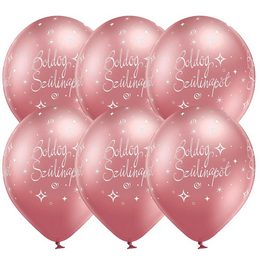 Boldog Születésnapot Chrome Pink - Rózsaszín Lufi (28 cm, latex)