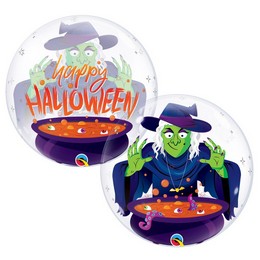 Boszi - Halloween lufi (56 cm bubble, fólia)