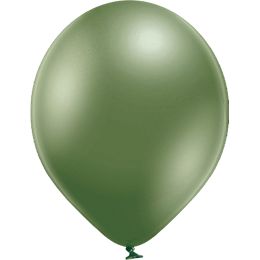 Chrome-lime-zöld lufi (30 cm latex, csomagban)