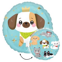 Cuki Kutyák - Kawaii Puppy Lufi (46 cm, fólia)