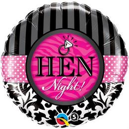 Hen Night! Lánybúcsúra lufi (46 cm, fólia)