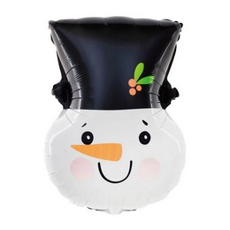 Hóember Fej Supershape Lufi (61 cm, fólia)