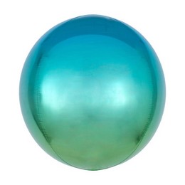 Kék Zöld (40 cm, Orbz lufi)