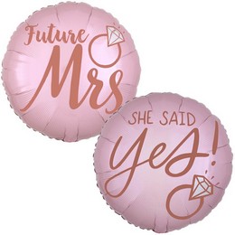 Future Mrs - Lánybúcsú lufi (46 cm, fólia)