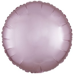 Matt Pink kerek lufi (46 cm, fólia)