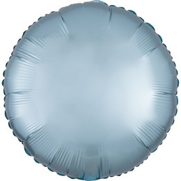 Matt Selyem Kék lufi (46 cm, fólia)