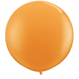 Narancssárga lufi (91 cm, latex)