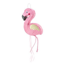 Rózsaszín Arany Flamingó Pinata