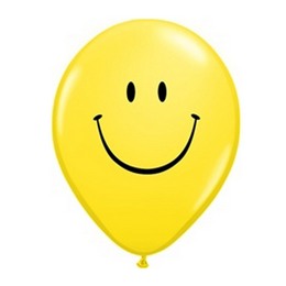 Smile Face Yellow lufi (28 cm, latex)