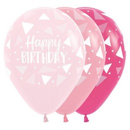 Szülinapi Happy Birthday Rózsa lufi