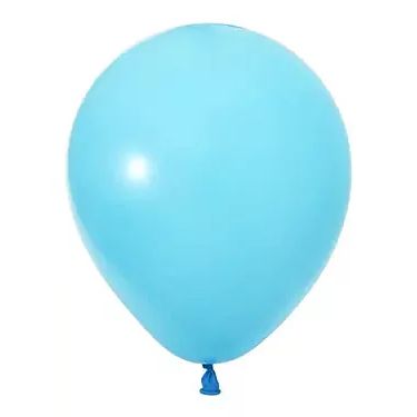 Világoskék lufi (46 cm, latex)
