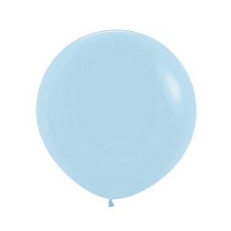 Világoskék lufi (61 cm, latex)