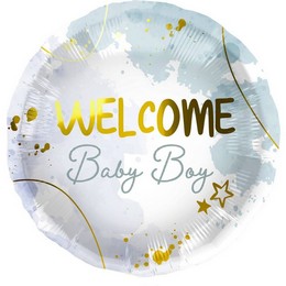 Welcome Baby Boy lufi (46 cm, fólia)